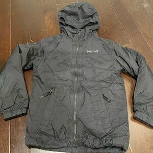 Unisex Marmot Black Hooded 2in1 Jacket